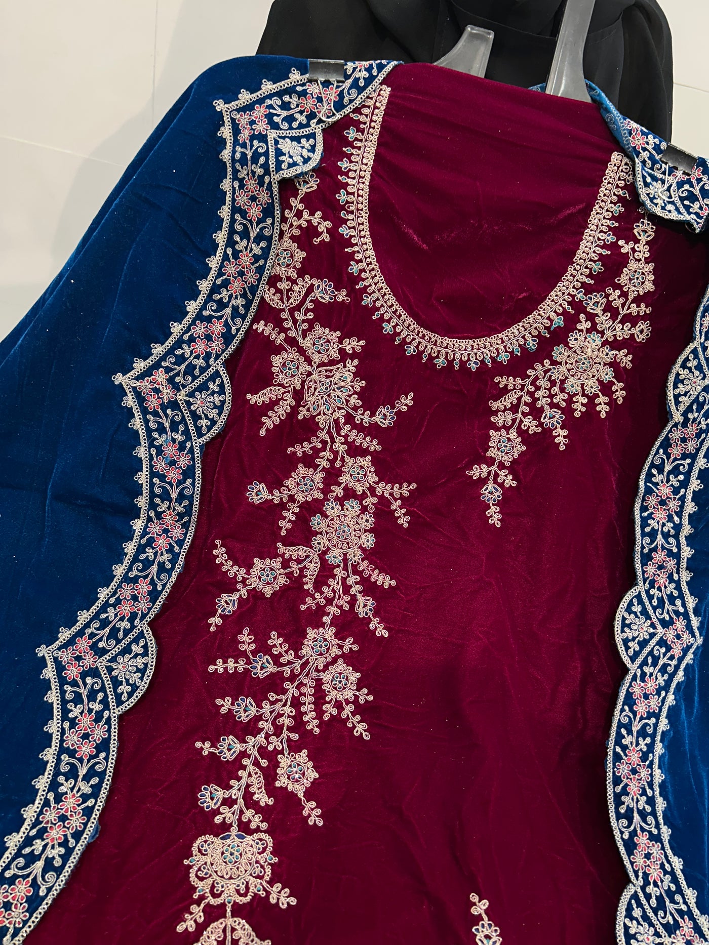 Velvet Pakistani suits 1459