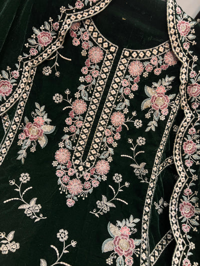 Velvet Pakistani suits 1450