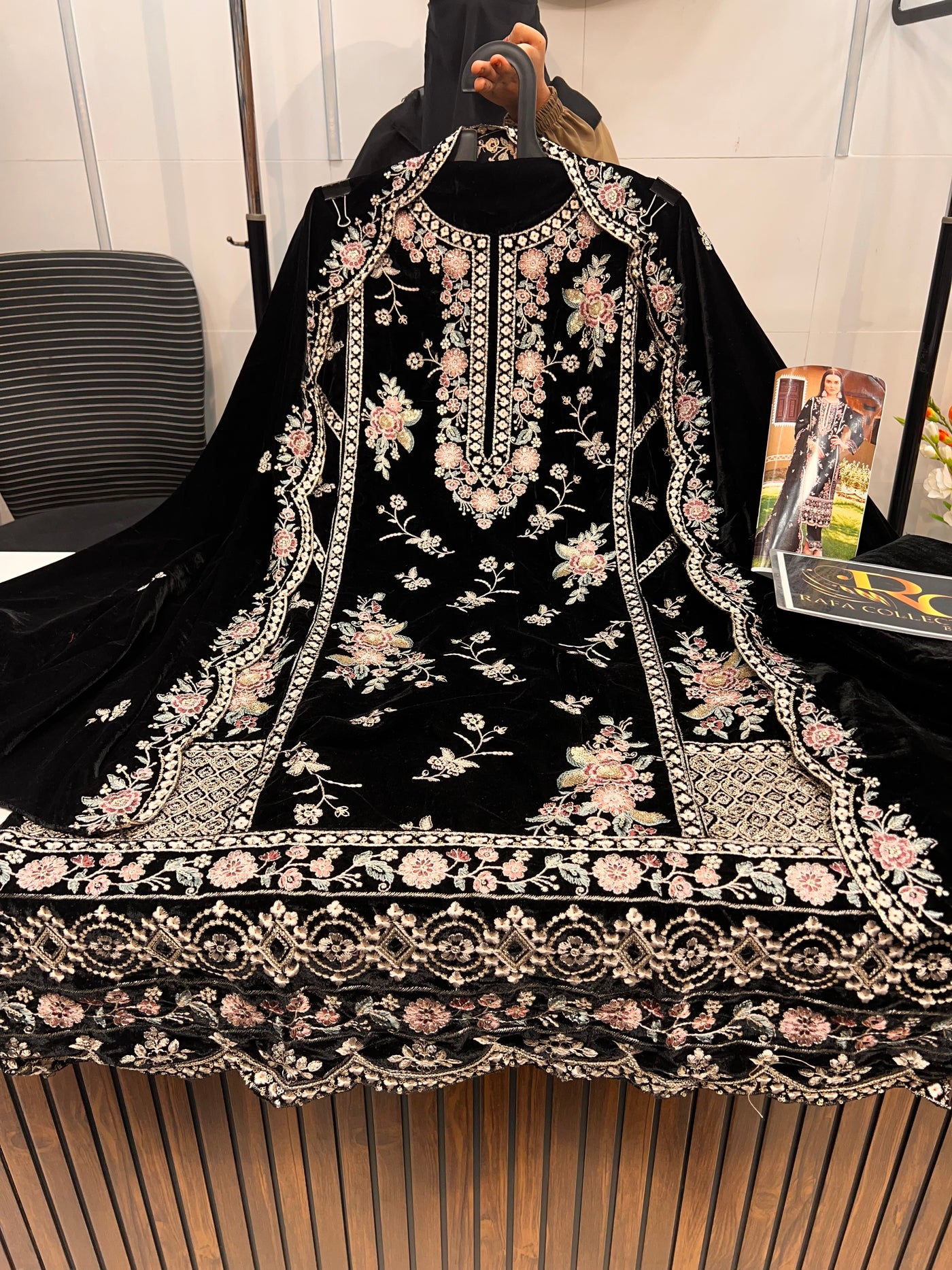 Velvet Pakistani suits 1450