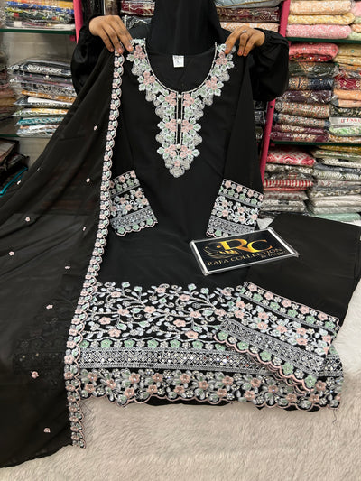 Georgette Handwork Suit 499