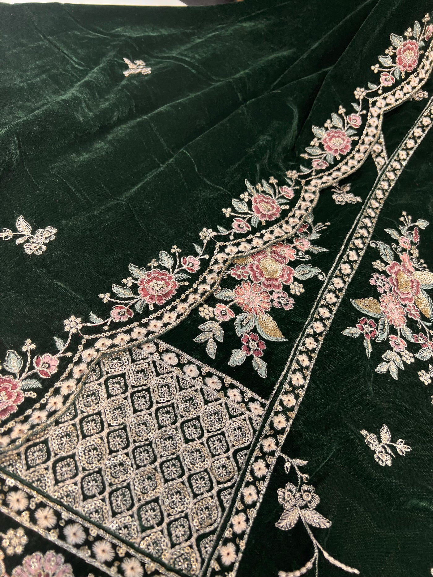 Velvet Pakistani suits 1450