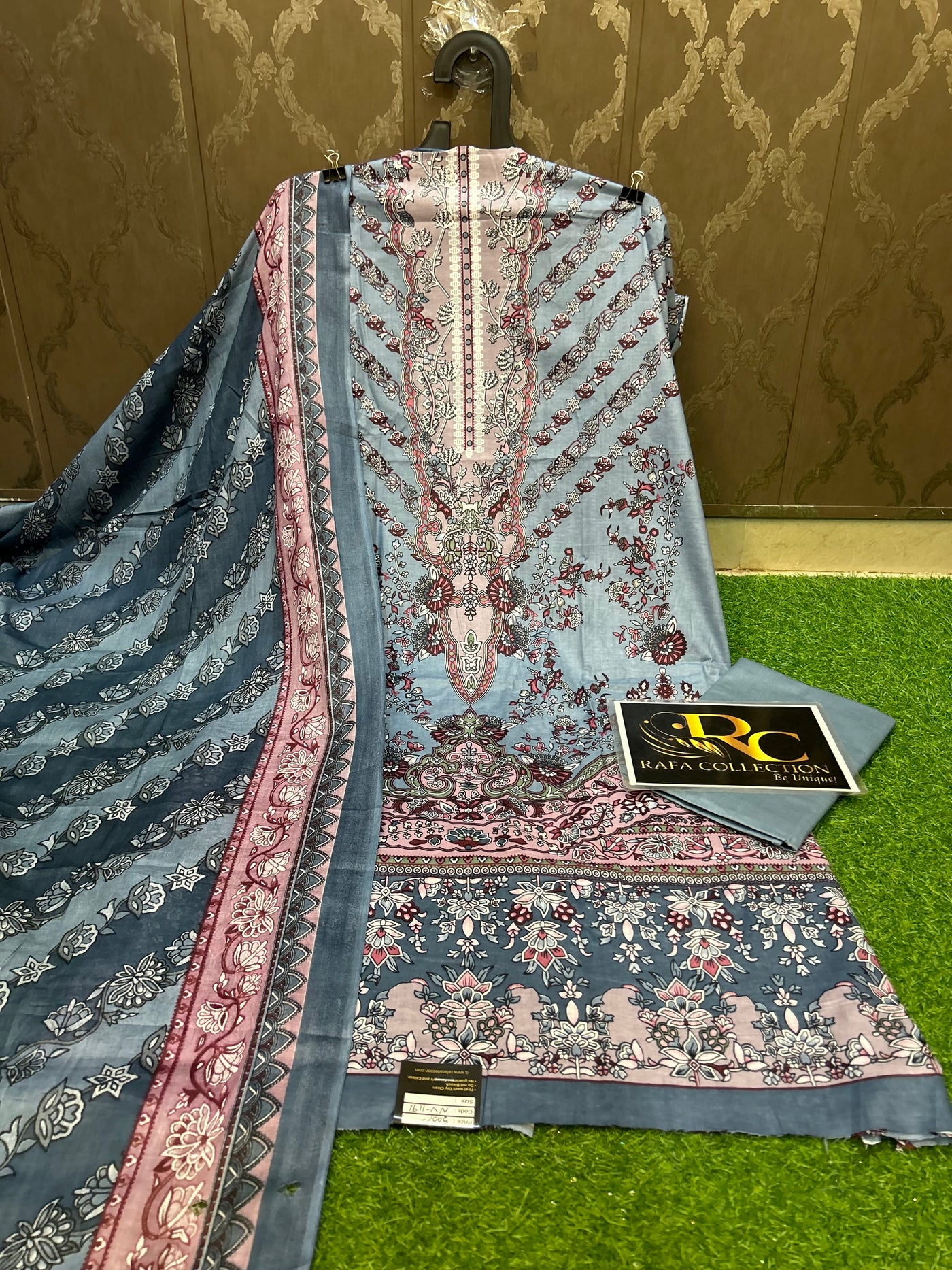 Pakistani Print Unstich Suit 1191