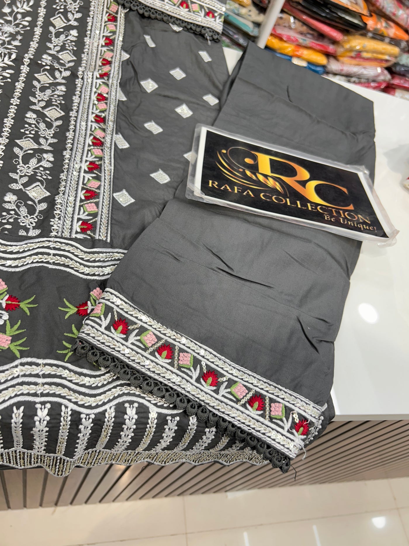 Embroided Kurti Pant Set 328