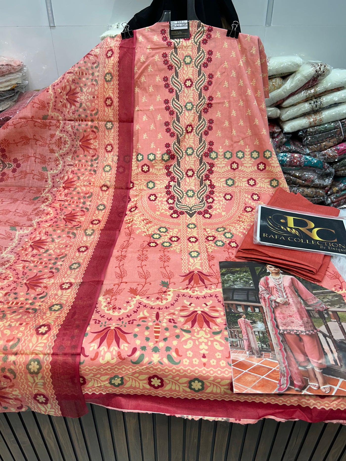 Pakistani cotton suit 1339