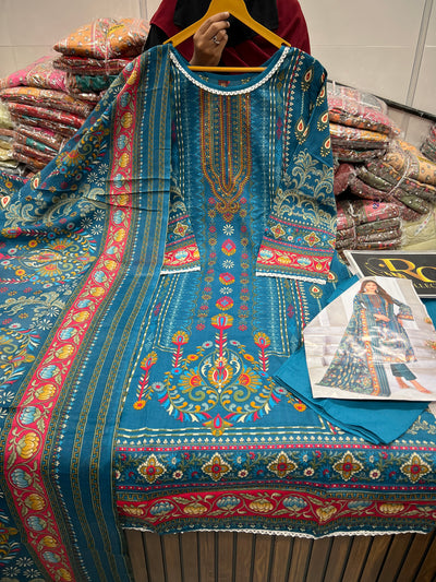 Pakistani printed readymade suits 1301