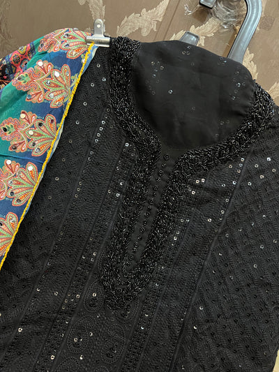 Pakistani Sequence unstich Suit 321