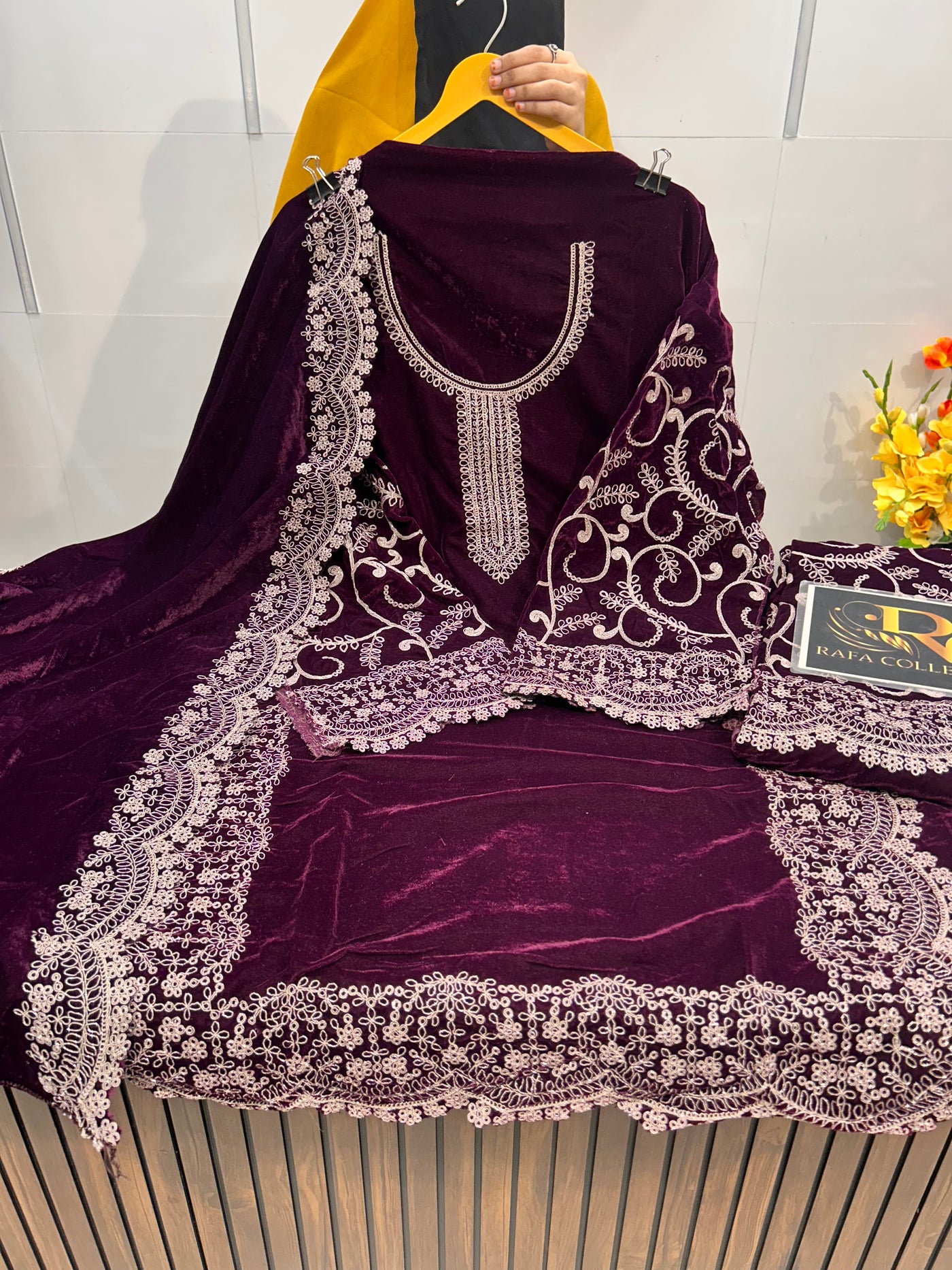 Velvet Pakistani suits 1531