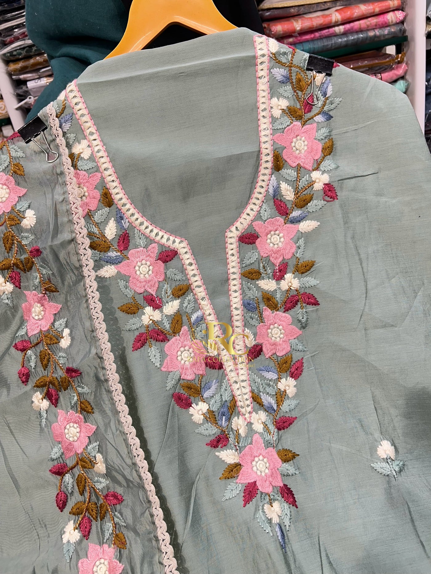 Kashmiri Embroidered Suit 1748