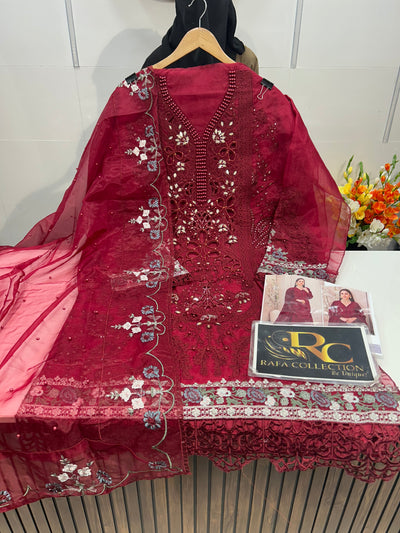 Pakistani cutwork suit 1648