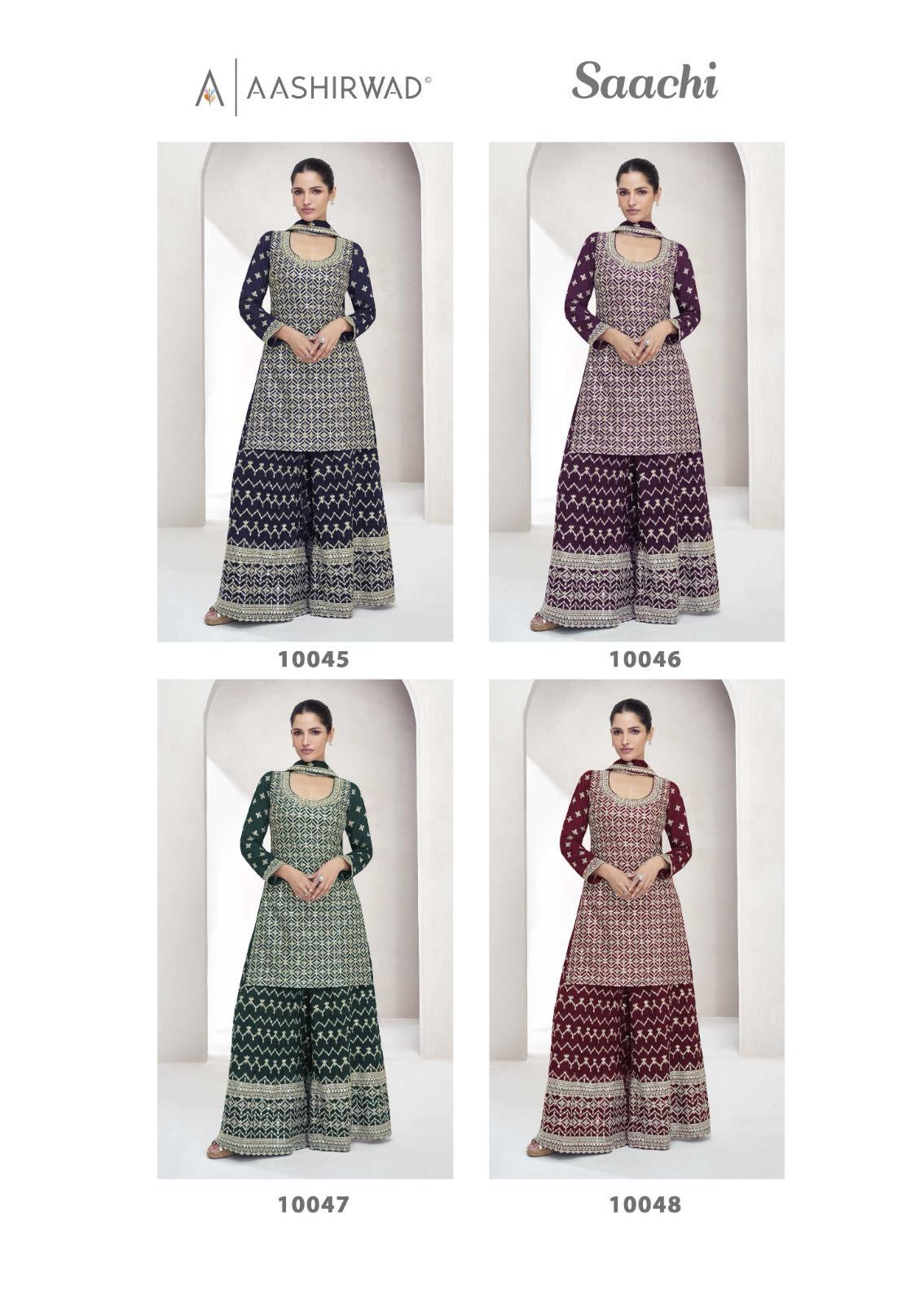 Saanchi party wear Suits 1645