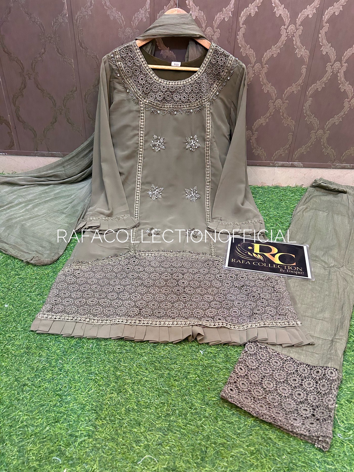 Handwork Kurti Pant Set